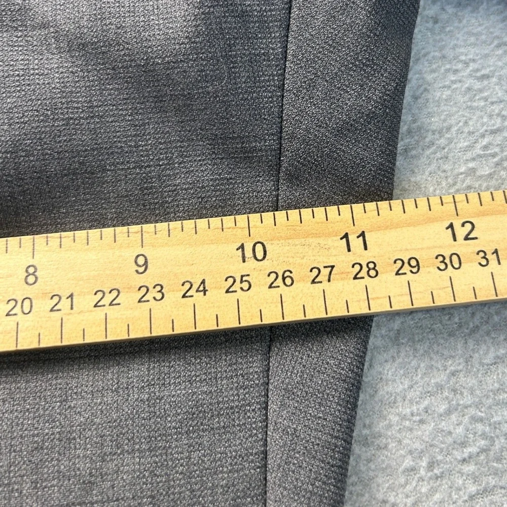 Banana Republic Dress Pants Mens 32x36 Gray Wool Slim Fit Nano-Tex Trousers
